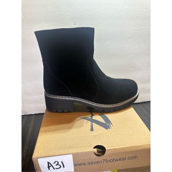 Seven NEW WITH BOX size 7 Bestie Black boots - Picture 4 of 6